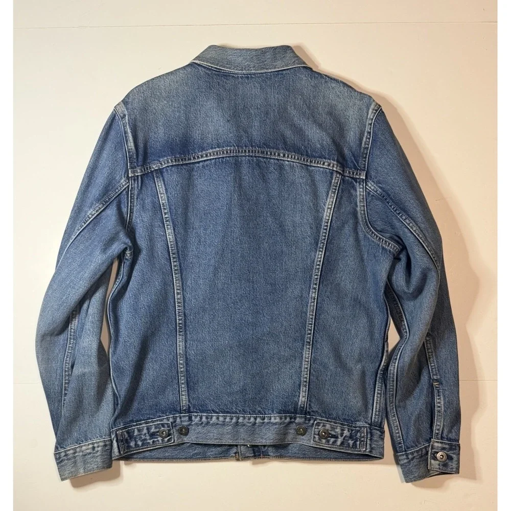 LEVIS Made And Crafted LMC Type II Worn Trucker Jacket Yanger Size Medium